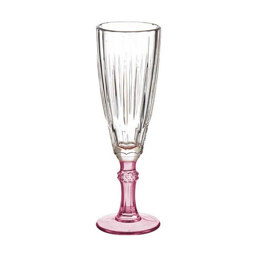 Champagne glass Vivalto PR05720ST3/BHA6 PINK Pink Crystal 170 ml (6 Units)