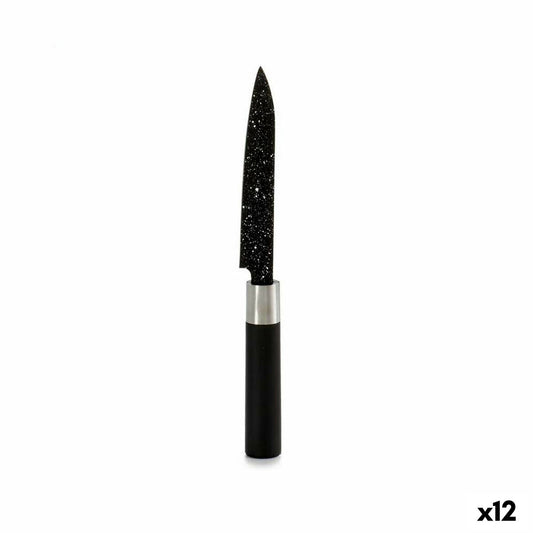 Kitchen Knife Kinvara KT11-5604M05 Black Stainless steel Plastic 2,5 x 24 x 2,5 cm Marble (12 Units)