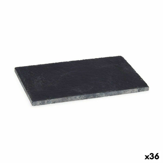 Snack tray Kinvara SJ1510 Black 10 x 0,5 x 15 cm (36 Units)