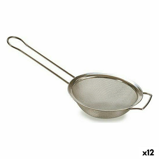 Strainer Kinvara 08746 Silver Stainless steel Ø 14 cm (12 Units)