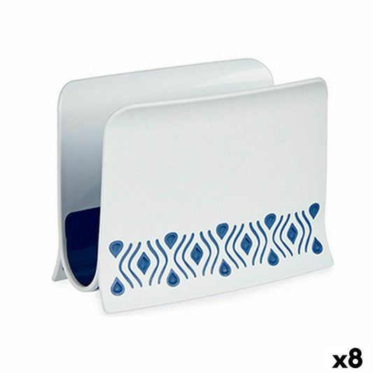 Napkin holder Stefanplast Tosca Blue Plastic 8,8 x 11 x 15 cm (8 Units)