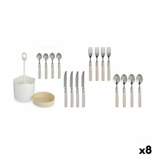 Cutlery Set Kinvara HQ223H10 Beige Stainless steel (8 Units)