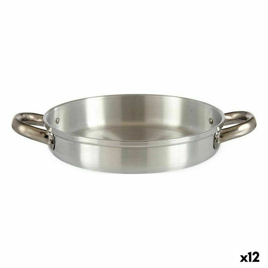 Pan Kinvara 100113 Silver Aluminium Ø 22 cm (12 Units)