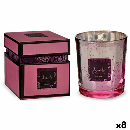 Scented Candle Acorde 7OZ-CREAM&STRAW Strawberry Custard 200 ml (8 Units) Acorde