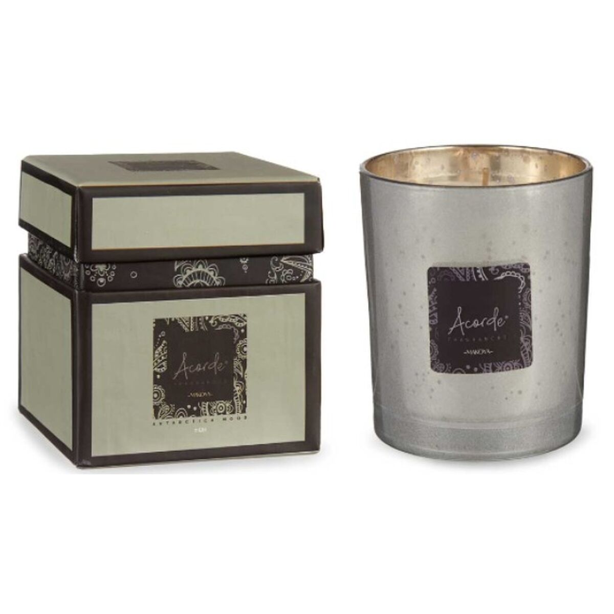 Scented Candle Acorde 7OZ-MAGNOLIA White flowers 200 ml (8 Units) Acorde