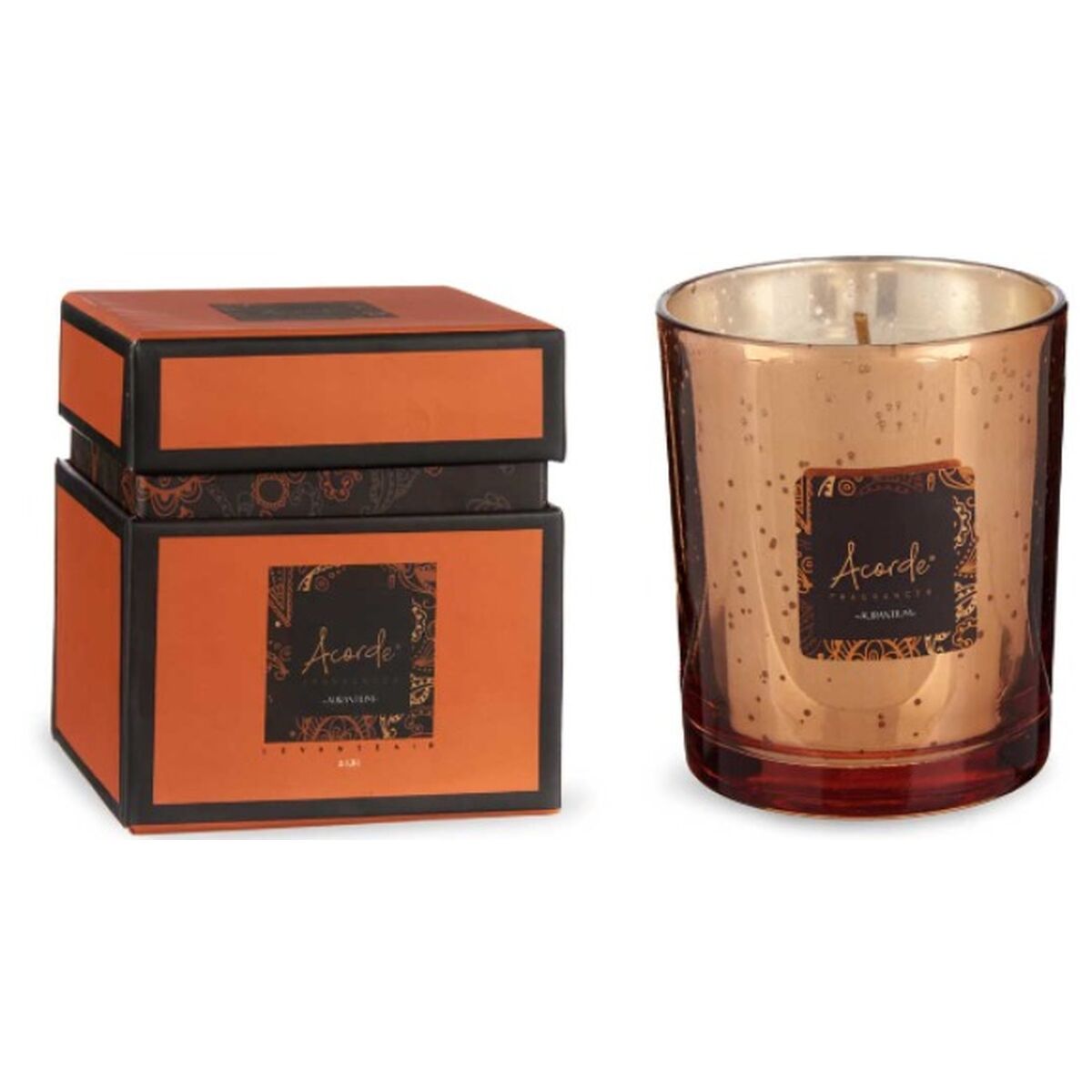 Scented Candle Acorde 7OZ-ORANGE&CINN Orange Cinnamon 200 ml (8 Units) Acorde