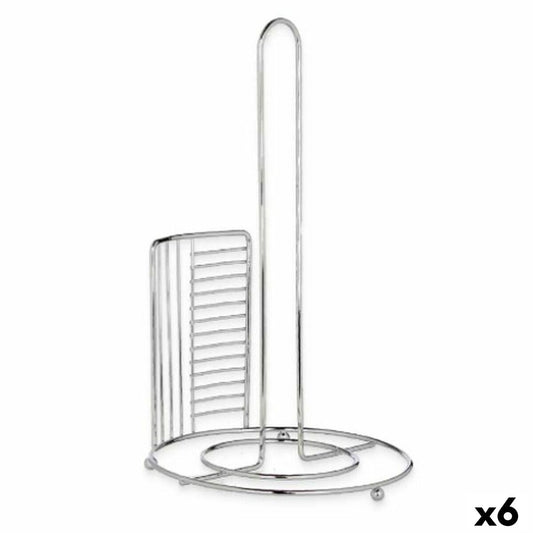 Kitchen Paper holder Kinvara W7728-3-CHROME Silver Metal 18,5 x 31,5 x 18,5 cm (6 Units)