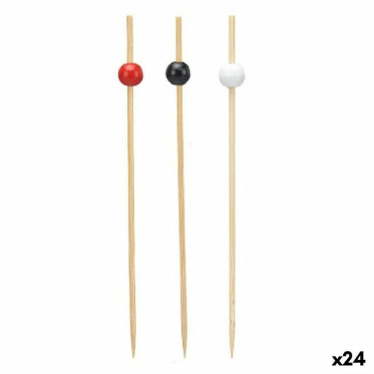 Bamboo toothpicks Kinvara 36339 Aperitif (24 Units)