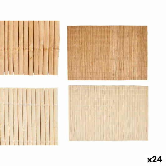 Table Mat Kinvara AR1810524-2 Bamboo 30 x 44 cm (24 Units)