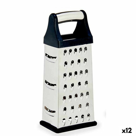 Grater Kinvara KT171464 Black Silver Stainless steel ABS TPR 9,5 x 21,5 x 6,7 cm (12 Units)