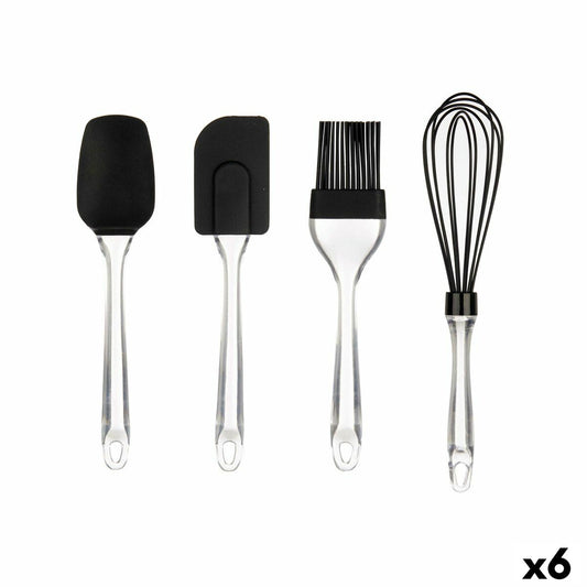 Set of Kitchen Utensils Kinvara KT151037 Silicone Plastic Bakery (6 Units)