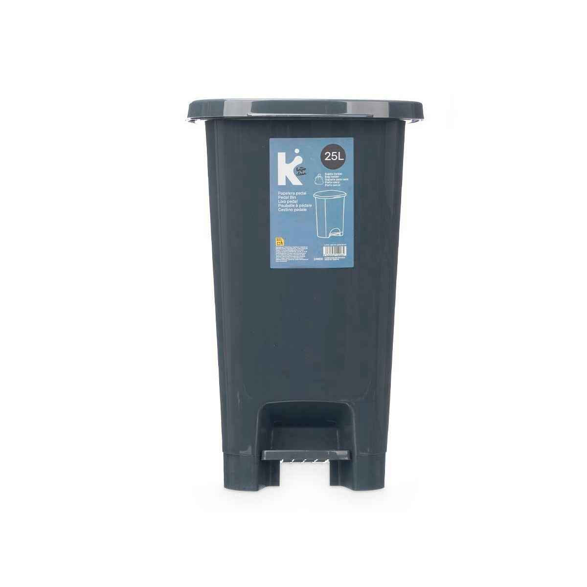 Pedal bin ABK-142 Anthracite Plastic 25 L (6 Units)