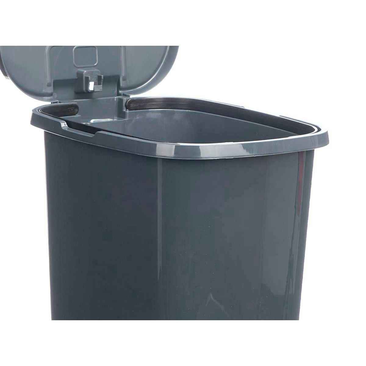 Pedal bin ABK-142 Anthracite Plastic 25 L (6 Units)