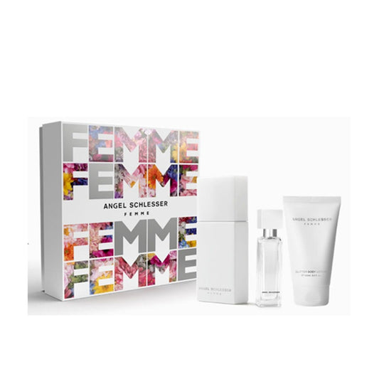 Women's Perfume Set Angel Schlesser Femme EDT 3 Pieces