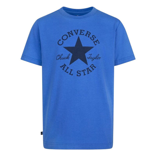 Child's Short Sleeve T-Shirt Converse Sustainable Core Sse Blue