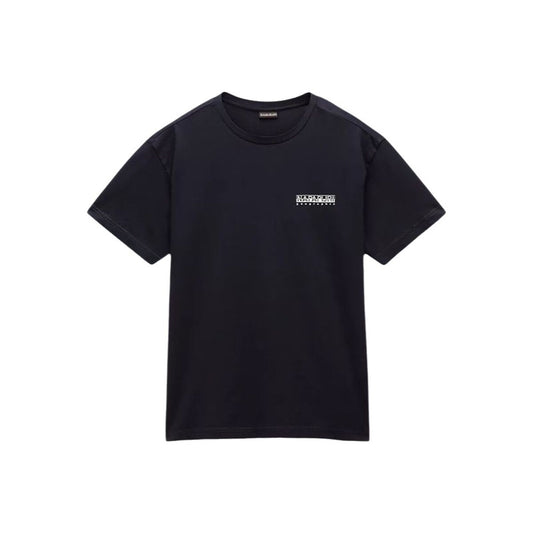 Men’s Short Sleeve T-Shirt Napapijri S-Linth Ss Black