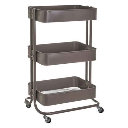 Vegetable trolley Grey Metal 44 x 36 x 73 cm