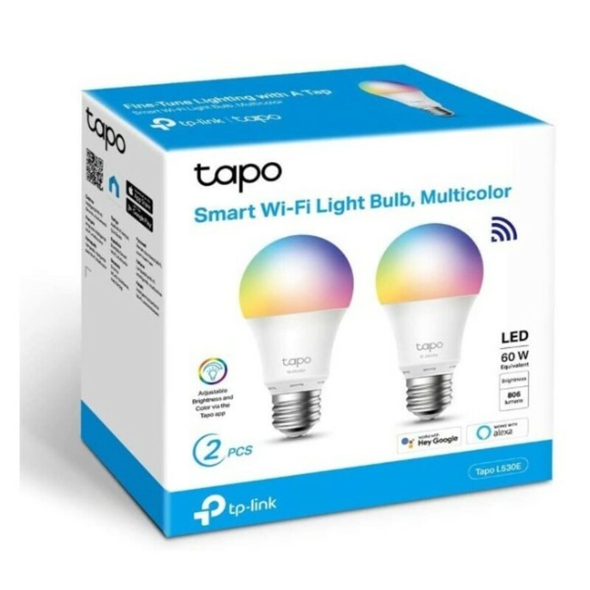 Smart Light bulb TP-Link TAPOL530E 8,7 W E27 LED 806 lm Wi-Fi TP-Link