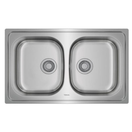 Sink with Two Basins Teka Universe 115040007 80 cm