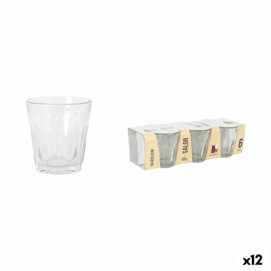 Set of glasses Inde Salor 43 ml 6 Pieces (12 Units)