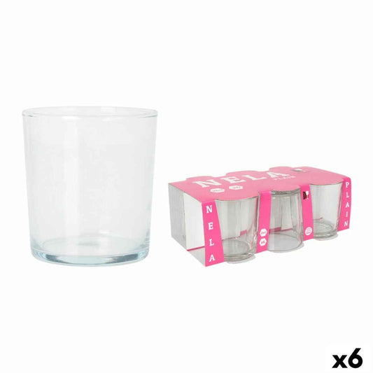 Set of glasses Inde Plain 6 Pieces (6 Units)