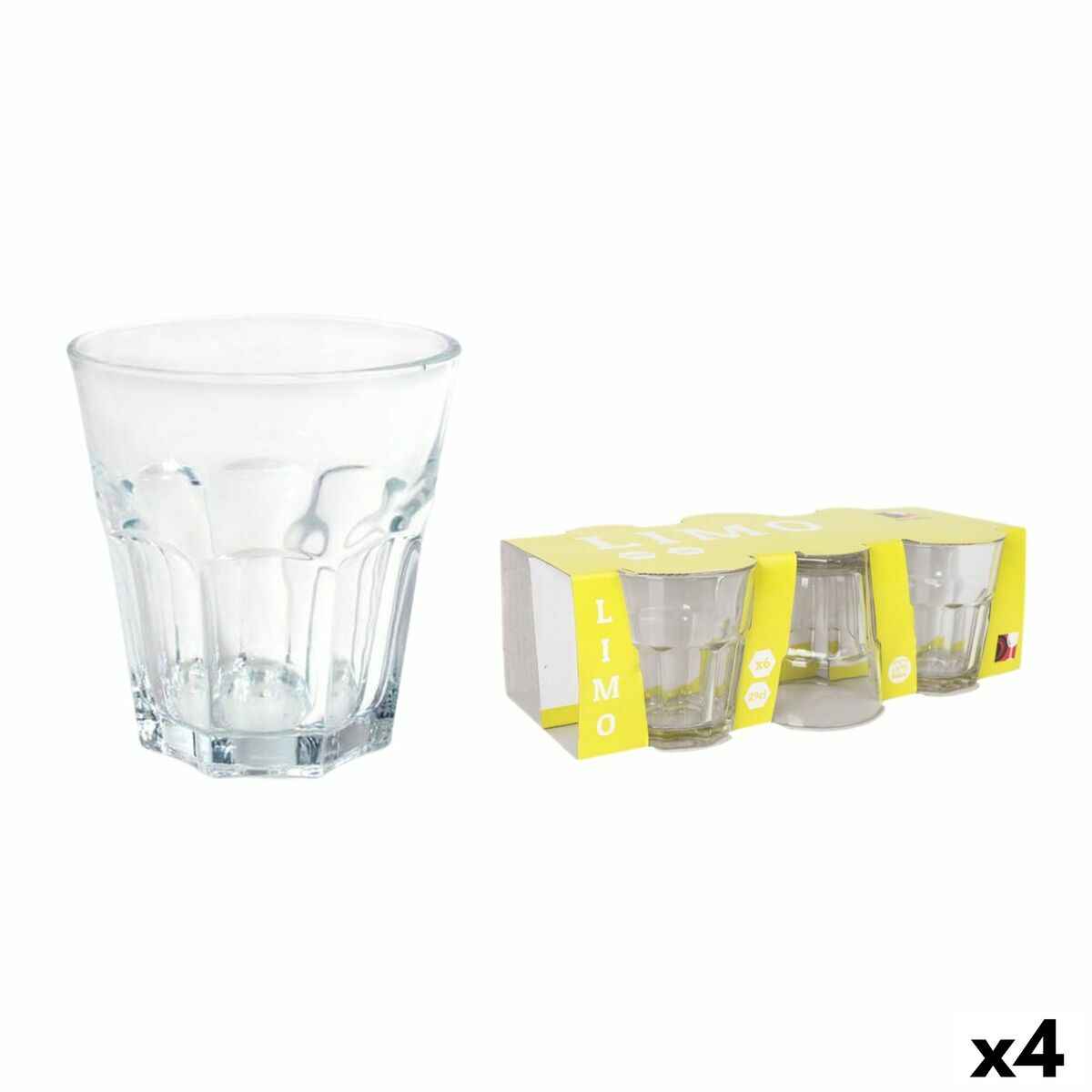 Set of glasses Inde Limo 290 ml 6 Pieces (4 Units)