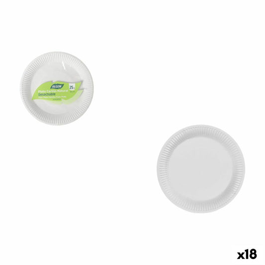 Plate set Inde 18 cm 25 Pieces (18 Units)