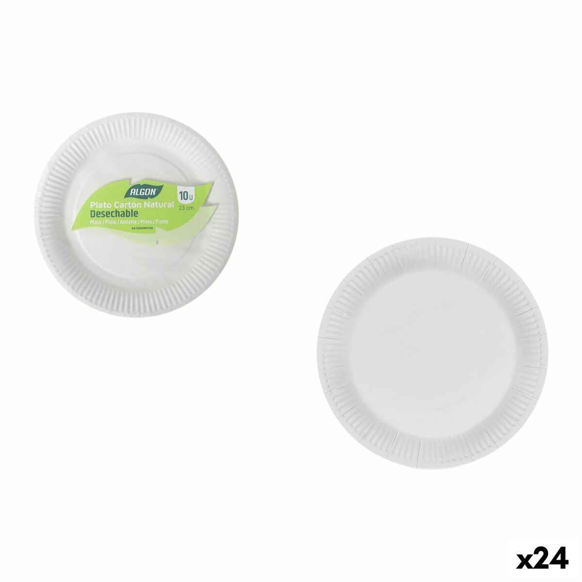 Plate set Inde 23 cm 10 Pieces (24 Units)