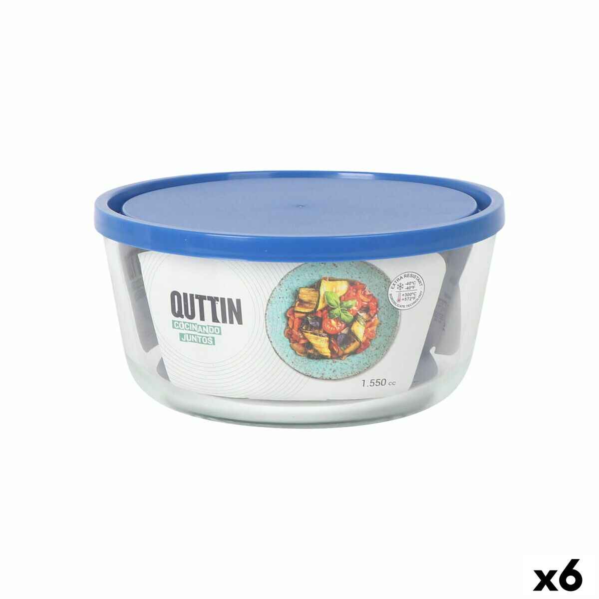 Lunch box Inde Frigo 1,55 L (6 Units)