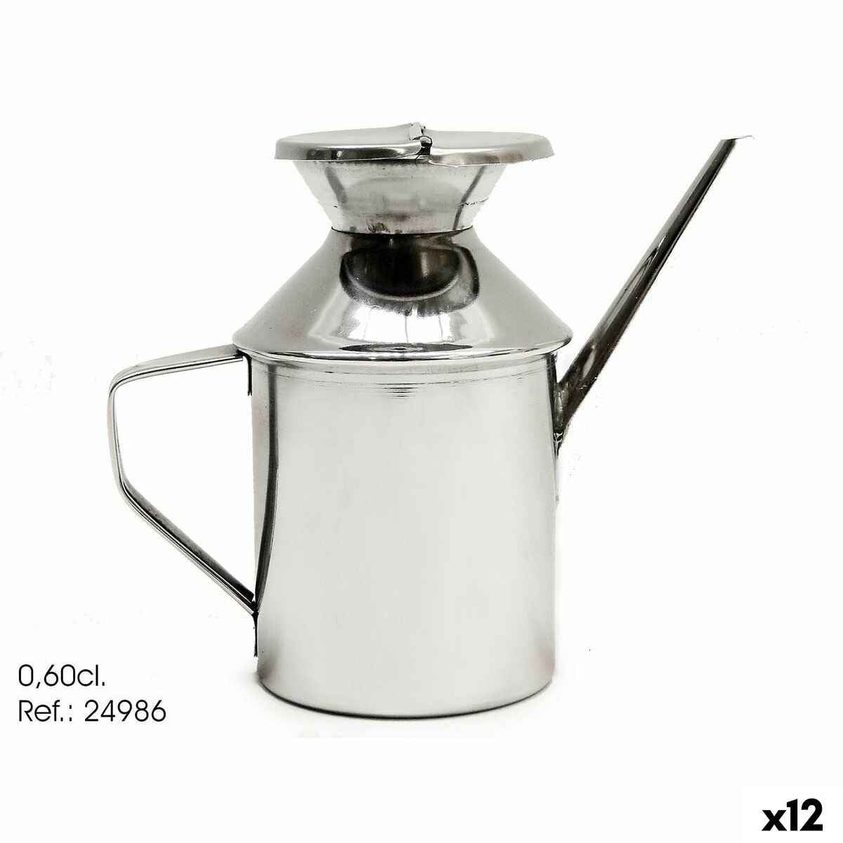 Cruet Kinvara 2056/BIG Silver Stainless steel 500 ml 17 x 14,5 x 8 cm (12 Units)