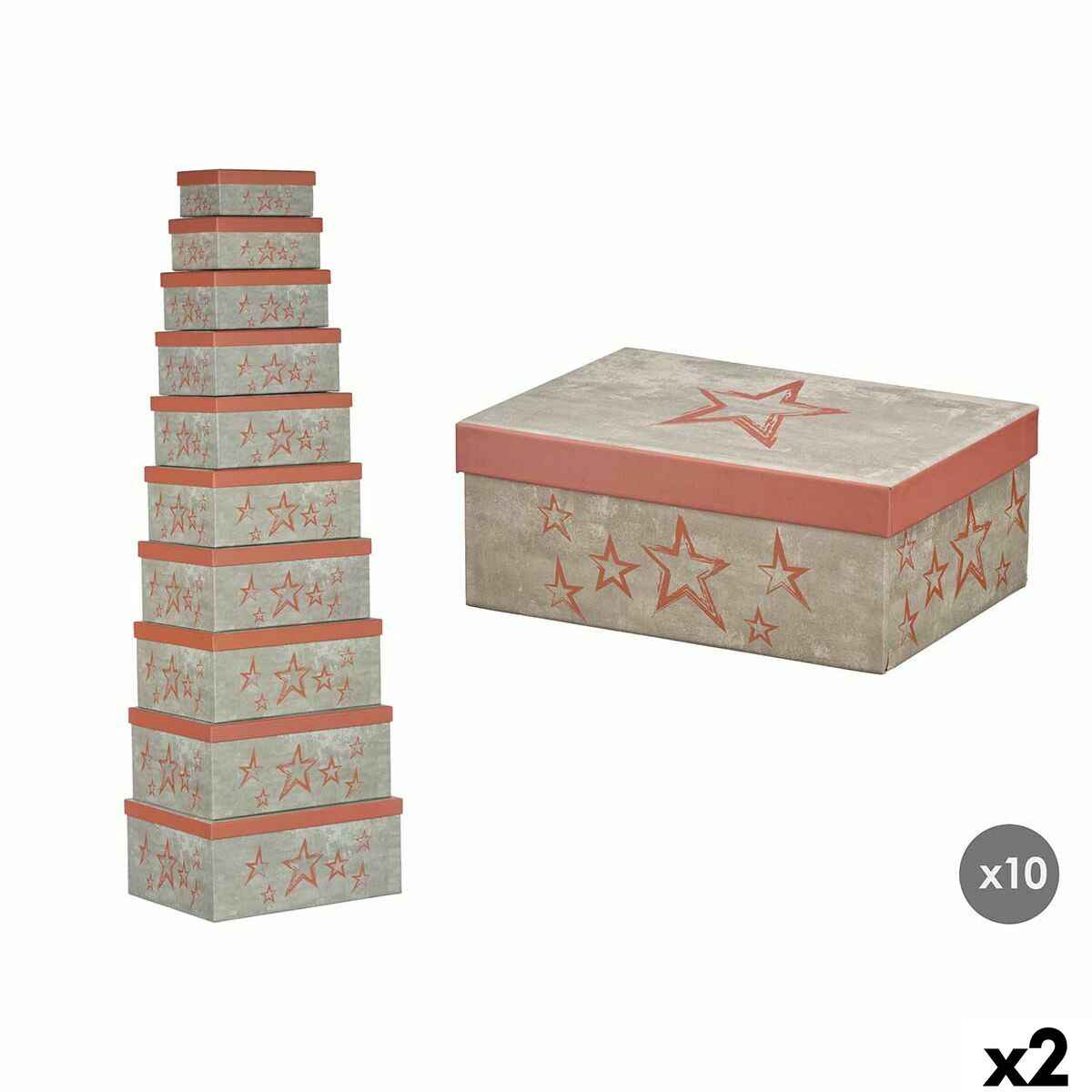 Decorative box Pincello 65 Tile Cardboard (2 Units)