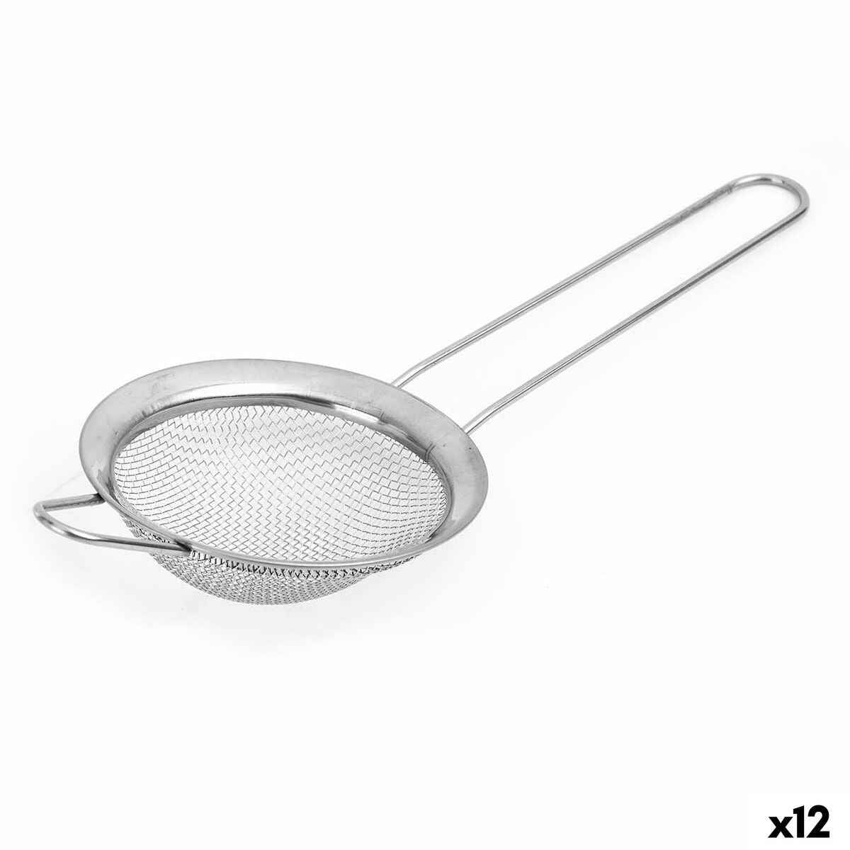 Strainer Kinvara KT1159B-08CM 201 Metal Steel 8 x 21 x 3 cm (12 Units)